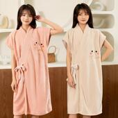 浴裙洗澡吸水柔软抗菌可穿浴巾全身裹巾2025新款 家用亲肤速干 干