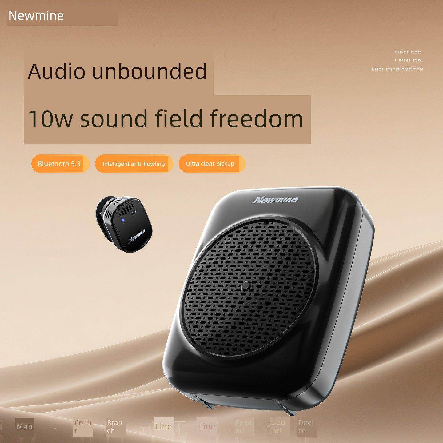 纽曼无线拉瓦利埃小蜜蜂放大器教师特别课堂讲座麦克风高音量导游