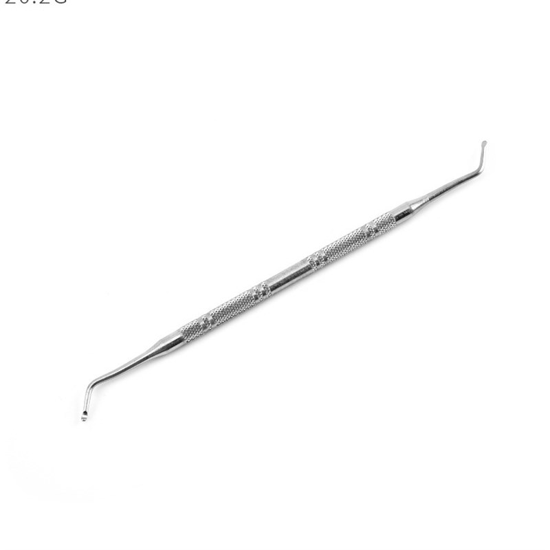 不锈钢去死皮推铲叉倒刺甲沟双头剔甲神器炎嵌甲刀修脚工具刀