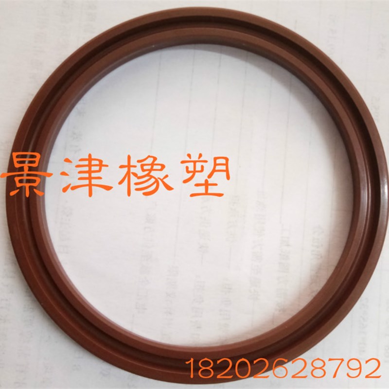 进口氟胶Y型油缸油封/耐油/耐温无骨架油封/氟胶液压油缸密封圈