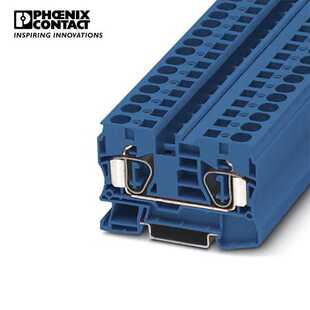 菲尼克斯 弹簧式蓝 直通式接线端子 - ST 10 BU - 3036123