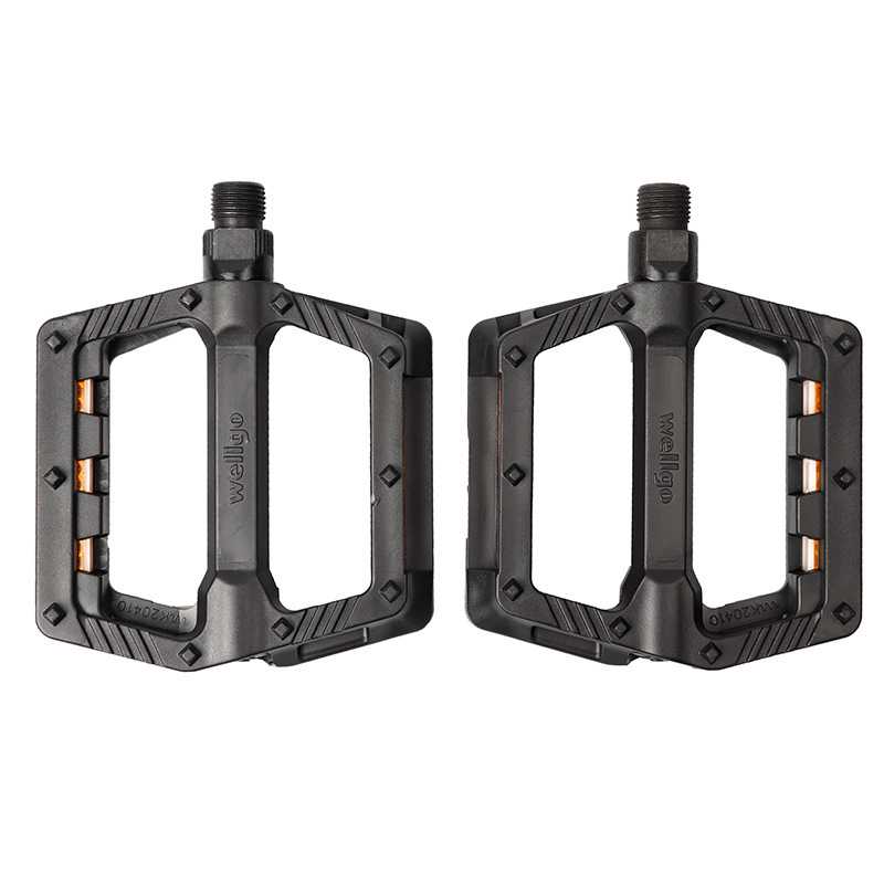 正品WELLGO维格B239脚踏山地自行车DU尼龙脚踏板加宽防滑耐磨脚蹬