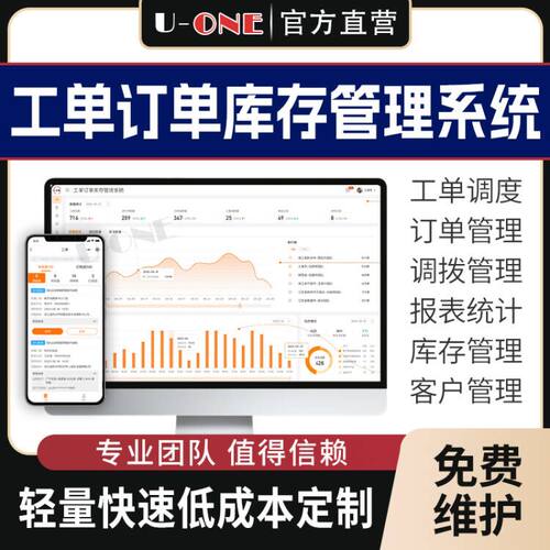 工单订单库存管理系统小程序轻量定制_小微企业用_快速部署