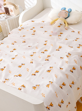 musilin包巾婴儿襁褓巾竹棉纱布盖毯包巾新生儿洗澡巾宝宝哺乳巾