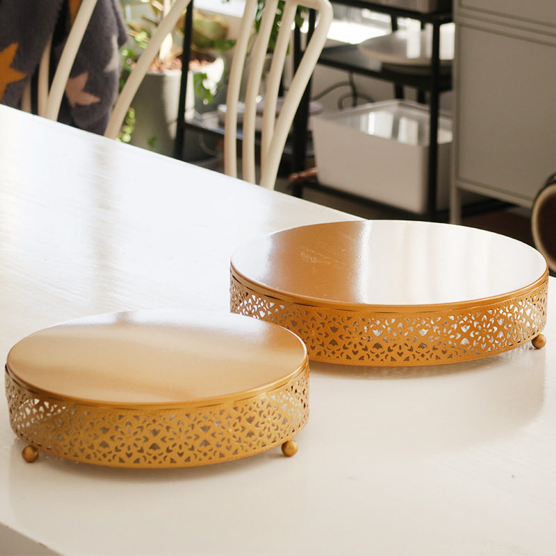 欧式婚礼甜品台婚庆甜点糕点托盘摆台道具下午茶点心架蛋糕架子