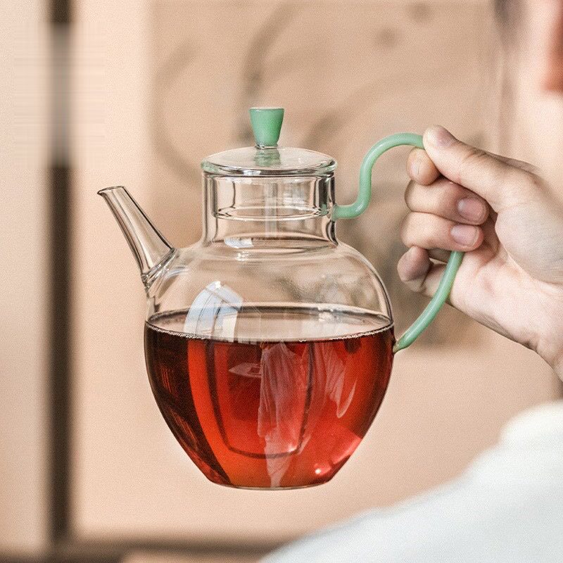 新款玻璃茶壶耐高温加厚泡茶壶单壶家用可过滤侧把壶大号功夫茶具