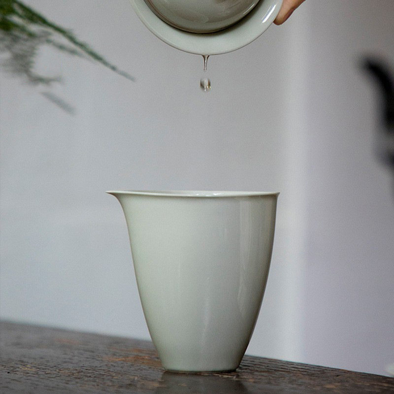 北溪堂仿古公道杯冰台釉功夫茶具茶海分茶器家用日式陶瓷公杯匀杯