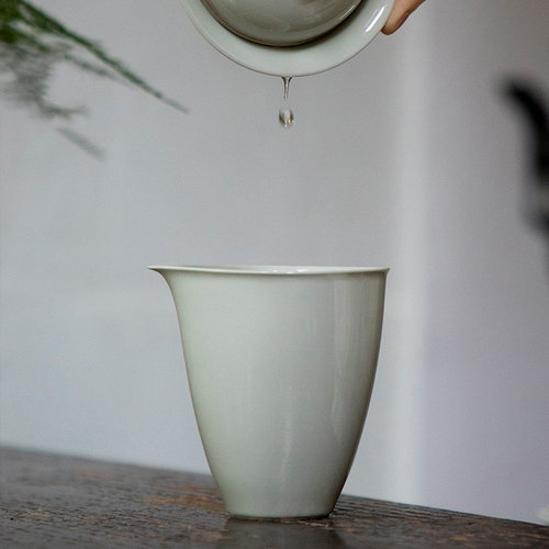 北溪堂仿古公道杯冰台釉功夫茶具茶海分茶器家用日式陶瓷公杯匀杯