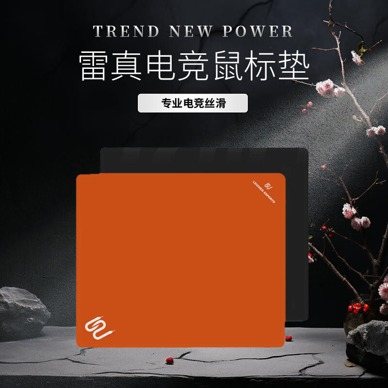 雷真鼠标垫电竞游戏专用FPS桌垫专业类零纯色竞技超大号鼠标垫