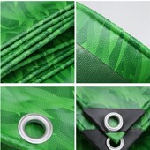 热销pvc刀刮布工地围栏雨棚布临时隔离护栏小草绿植道路施工围墙