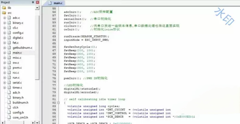 STM32F103C8T6，ADC采样无感无刷直流电机，开源电调设计方案