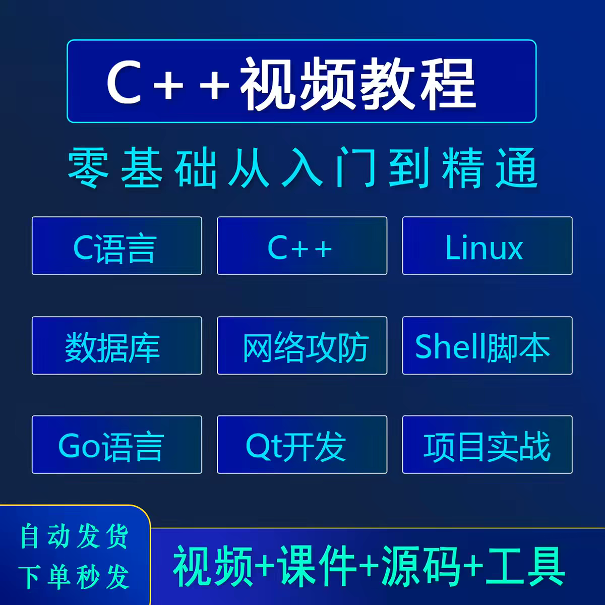 C语言/C++视频教程全套零基础入门qt编程开发项目实战教学课程图片