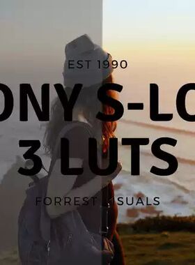 最新索尼Slog3终极调色LUT包，支持机内直出或后期调色制作