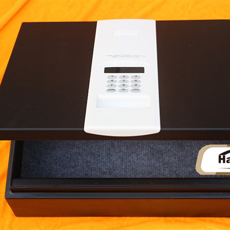 智能上翻保险箱抽屉式隐形保险柜家用小型迷大容量纯钢酒店密码箱