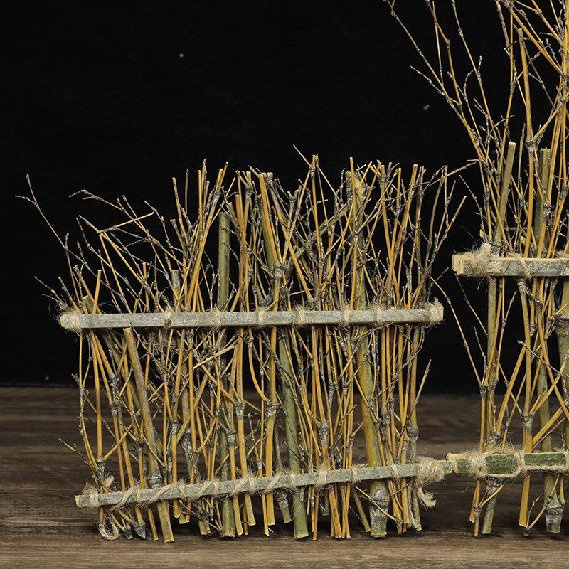 竹篱笆手工竹栅栏复古围栏小田园风格竹制茶杯台装饰迷你拍摄道具,鲜花速递/花卉仿真/绿植园艺,栅栏,淘宝优惠券,粉丝福利购,淘宝优惠卷