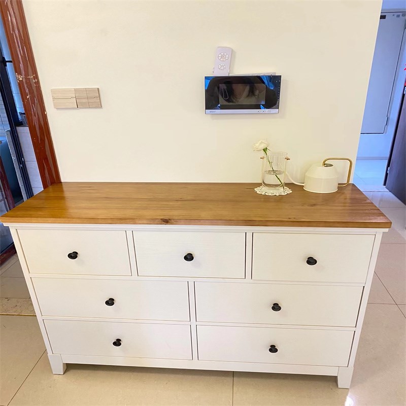 面板松木板台板木板吧原木榆隔板实木桌定制办公桌飘窗板面板台