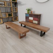 凳 凳民宿酒店大堂休息长凳家用餐椅长椅穿鞋 北欧个性 创意实木换鞋