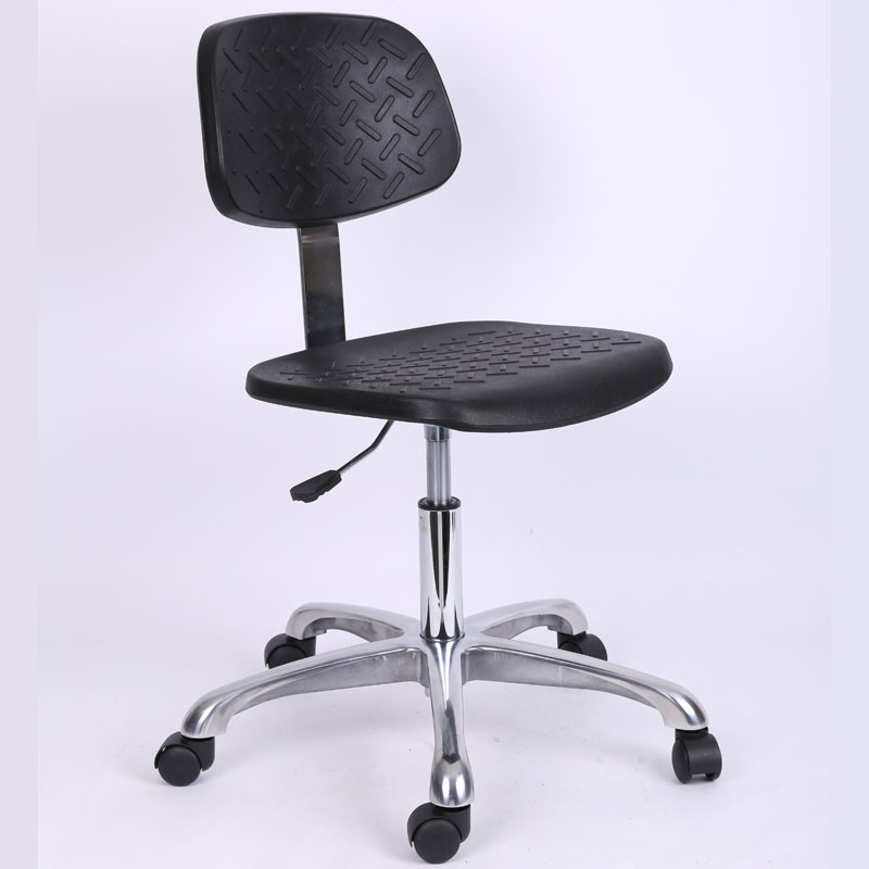 防静电PU发泡椅子花纹靠背升降滑轮转椅电脑椅实验室工作椅无尘椅