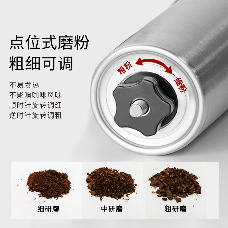 迷你手磨磨豆机便携不锈钢家用手动磨粉器咖啡豆研磨器小型咖啡机