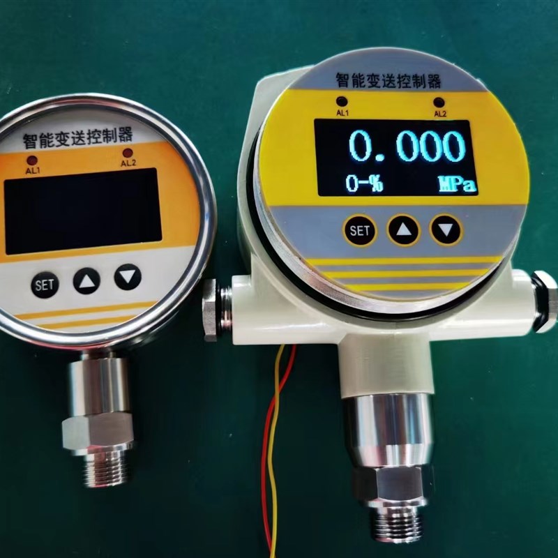 全新智能OLED显示压力控制器液位变送器感测器模拟量开关量双输出