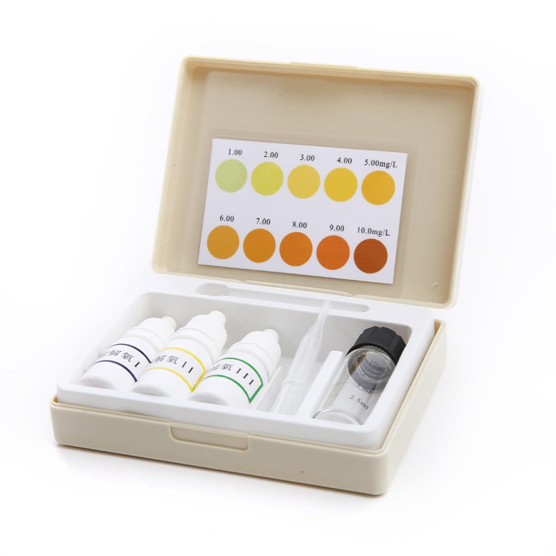鱼缸水质检测溶解氧试剂盒鱼虾蟹海水淡水快速测试盒水产养殖专用