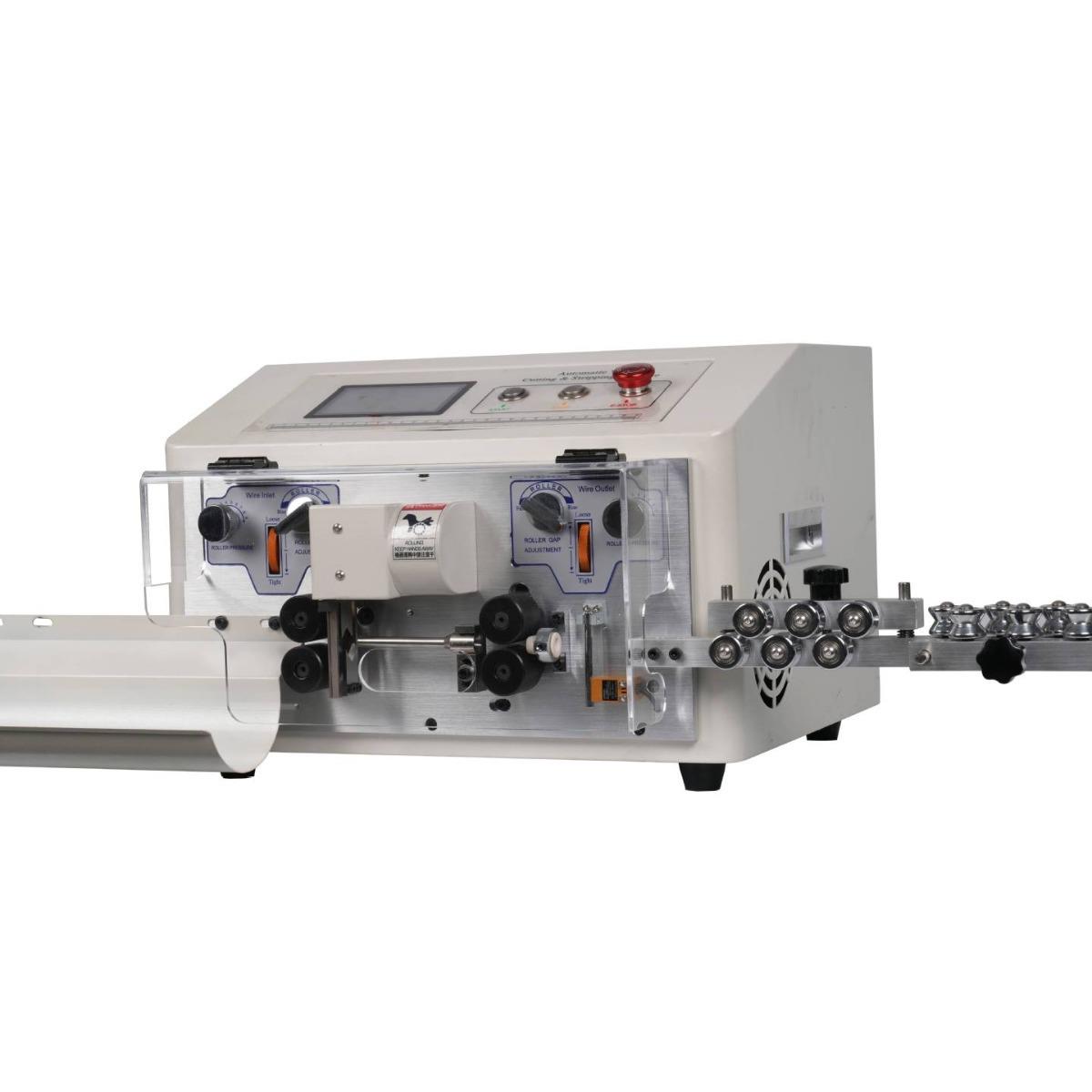 电脑裁线剥线机软线SWT508-JE-S6平方跳导管触摸屏数据线下线机