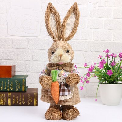 极速12 inch Lifelike Animal Easter Day Simulation Rabbit Str