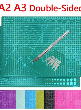 A2 A3 color Multifunction Pvc Self Healing Cuting Mat Cuttin