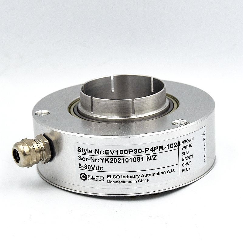 全新光电增量型宜科编码器EB100P30-L5PR-1024 1000 全空心轴质保