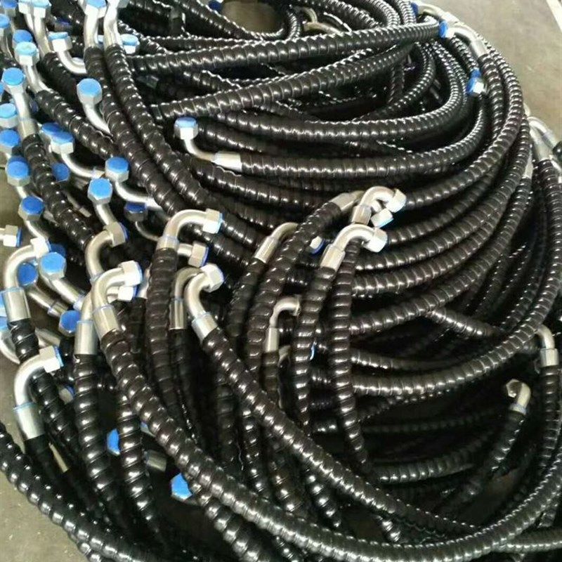 洗车机高压钢丝水管护套油管胶管电缆线保护套挖机液压管护套耐磨