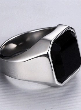 men ring fashion gold color violent ring for men男士戒指手饰