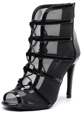 Ballroom Outdoor Latin Salsa Jazz Heel Rubber Shoes Latina D