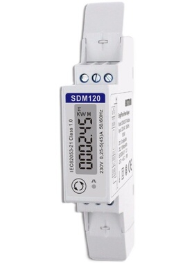 极速SDM120-Modbus,1phase2wire,0.25~5(45)A,230V,RS485Modbus M