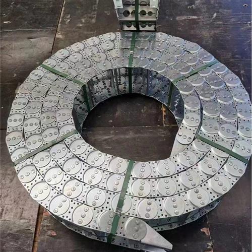好货厂销钢铝拖型链闭不锈钢属坦金克链工程钢制拖链穿线护拖链电
