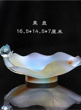 好货圣莲琉璃佛具套装香炉供盘摆件家用佛堂供奉净水杯供杯花瓶果