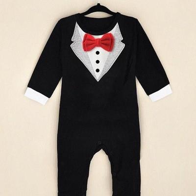 gentlemen  noble newborn  infant romper