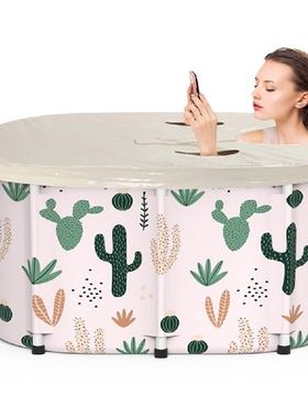 Folding Bathtub Adult Household Non-iatable Bath Barrel