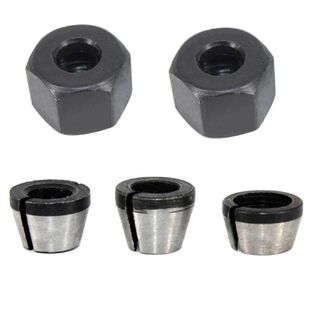 好货5Pcs/Set 6mm 6.35mm 8mm Collet Chuck Adapter Engraving