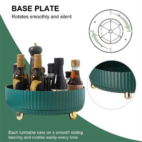 360 Rotating Cabinet Organizer Large Capacity Turntable