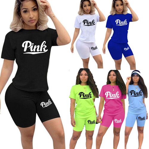 好货Casual Skinny Biker Home 2 Piece Sets Womens Suit for F