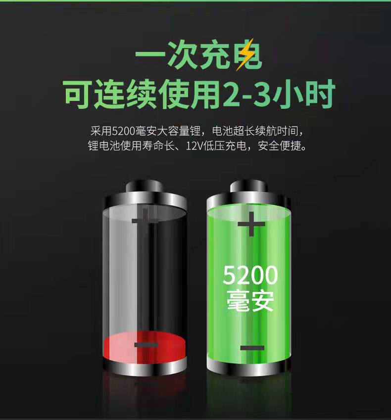 新品户外烧烤吹炭电动鼓风机充电式大风力直流小型调速吹风机锂电