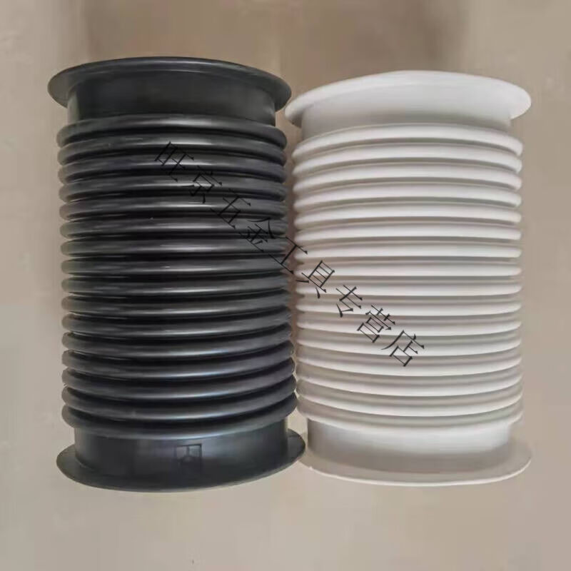 ()内径110/160/200/mm橡胶波纹伸缩软管PVC管道排水软接头耐酸