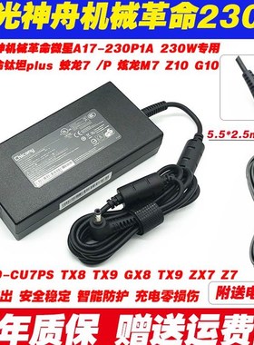 群光230W电源配接器神舟战神ZX7-CA5DA CP5A2笔记型电脑充电线