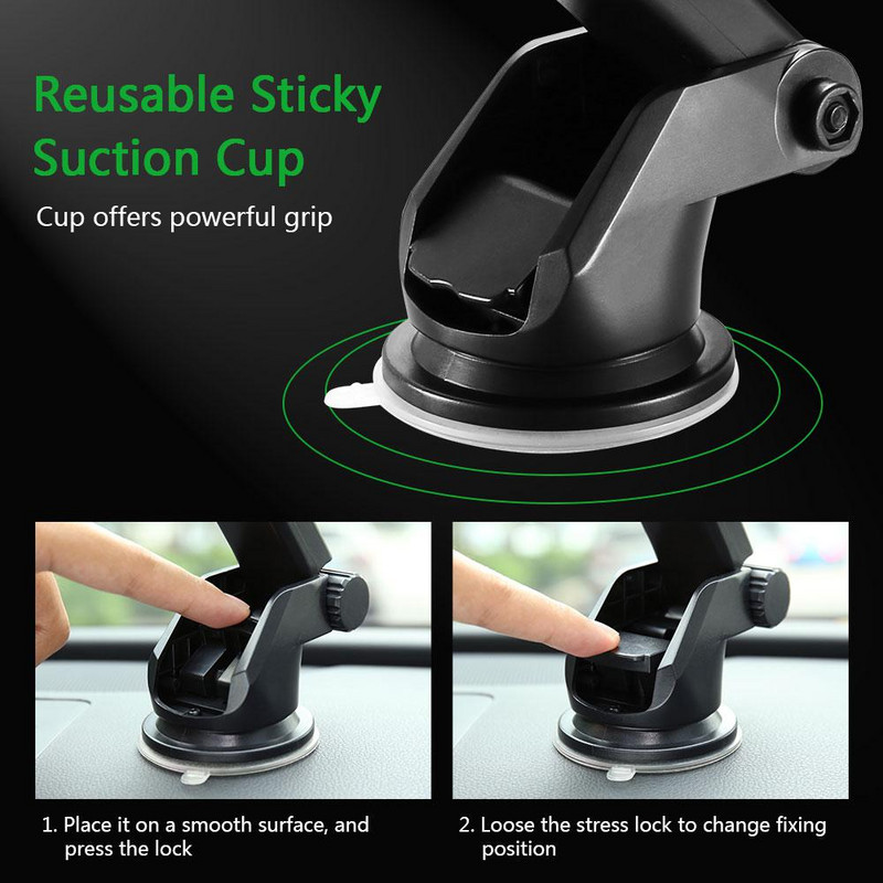 Group Vertical Windshield Gravity Sucker Car Phone Holder f