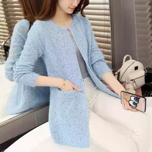 Autumn Winter Cardigan for Women 2021 Korean Fashion Loose M