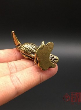 铜器微雕 实心铜大嘴鸟小摆件 全铜迷你巨嘴鸟小铜鸟迷你小鸟雕塑