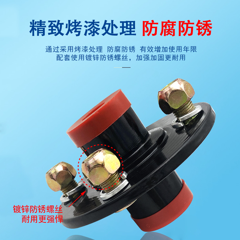 电动三轮车互换毂6302轴承6301轮毂前轮毂互换器减震前轮连接通用