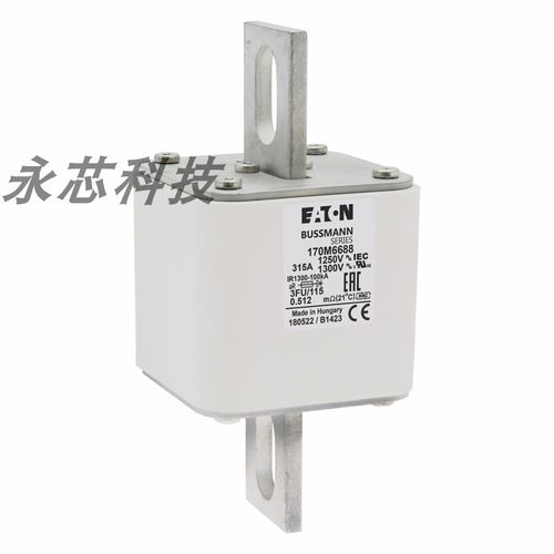 170M6688 巴斯曼低压陶瓷熔断体保险丝底座熔断丝直流熔断器现货