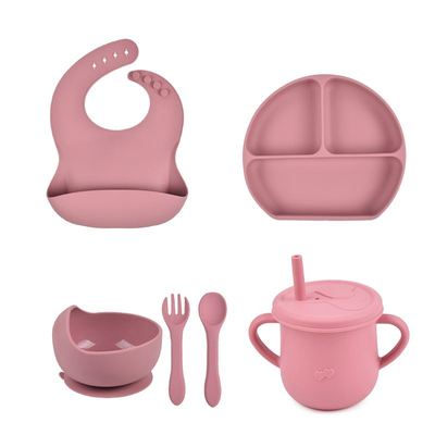 Dinnerware Set Plates and Bowl Baby Silicone ware Cup Plate/