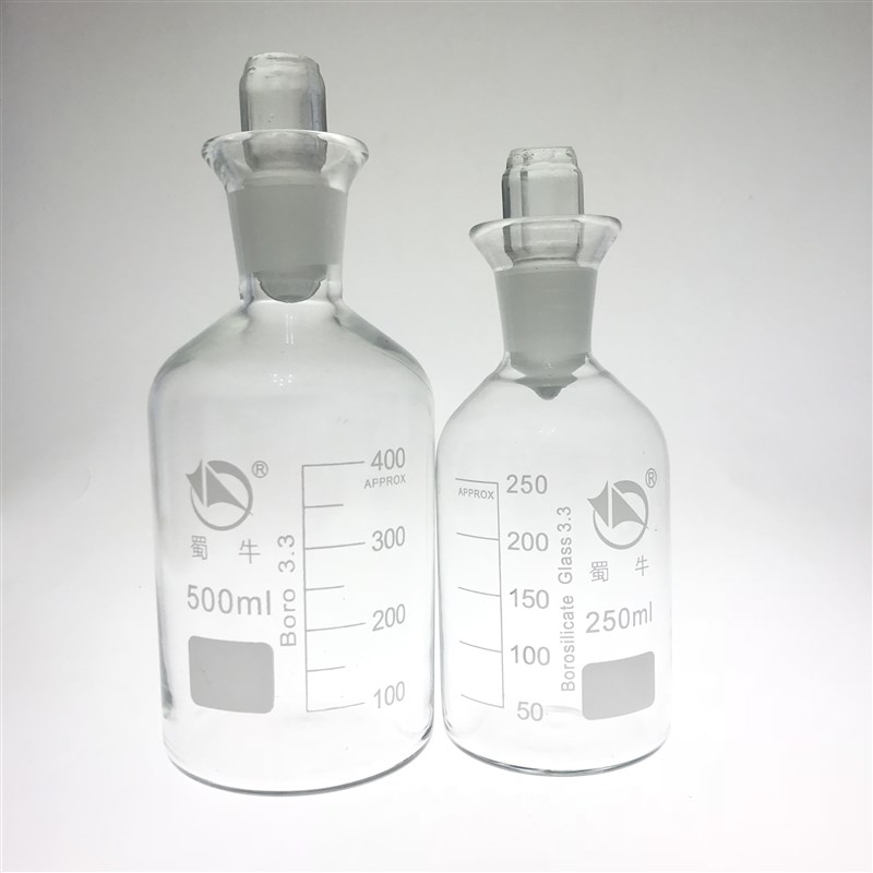 蜀牛水样BOD培养瓶 溶解氧瓶 250ML 玻璃污水瓶取样瓶水样瓶刻度